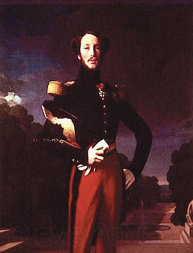Jean-Auguste Dominique Ingres Portrait of Prince Ferdinand Philippe Norge oil painting art